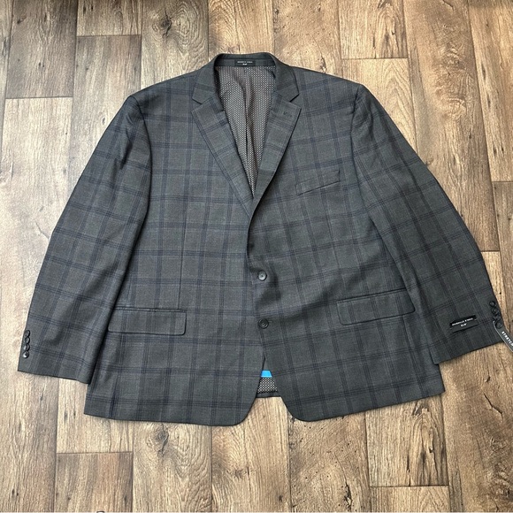 $300 Shaquille O’Neal XLG Suit Jacket Blazer Men’s Size 54 Reg Gray